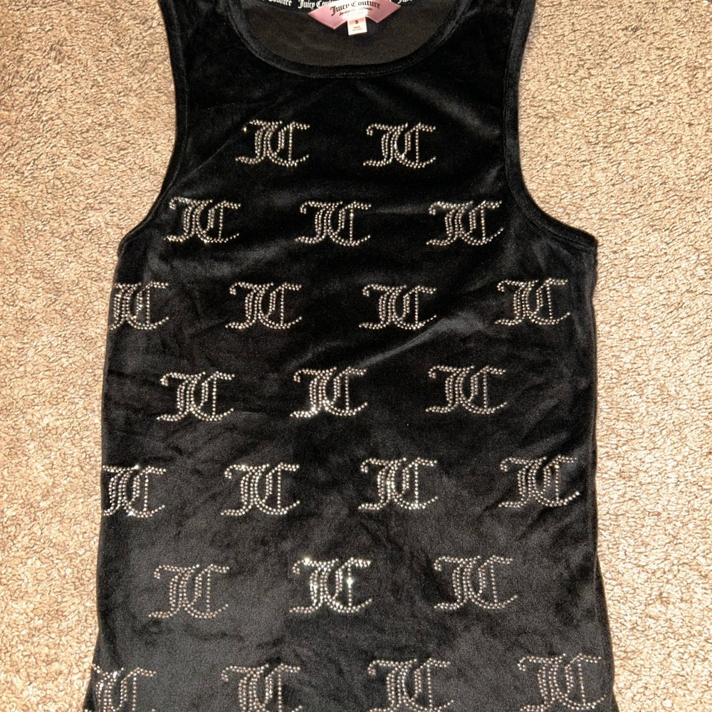 Juicy Couture Black Sleepwear with Silver Accents
